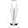 KinkHarness Camisole Strict Leather Zipper